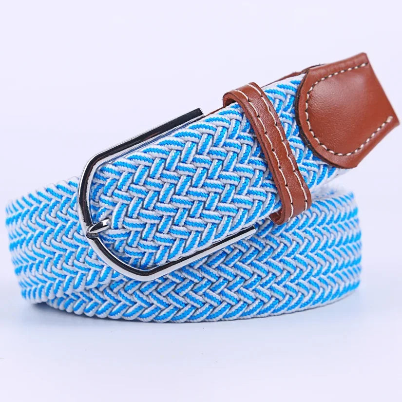 Unisex Braided Canvas Belt