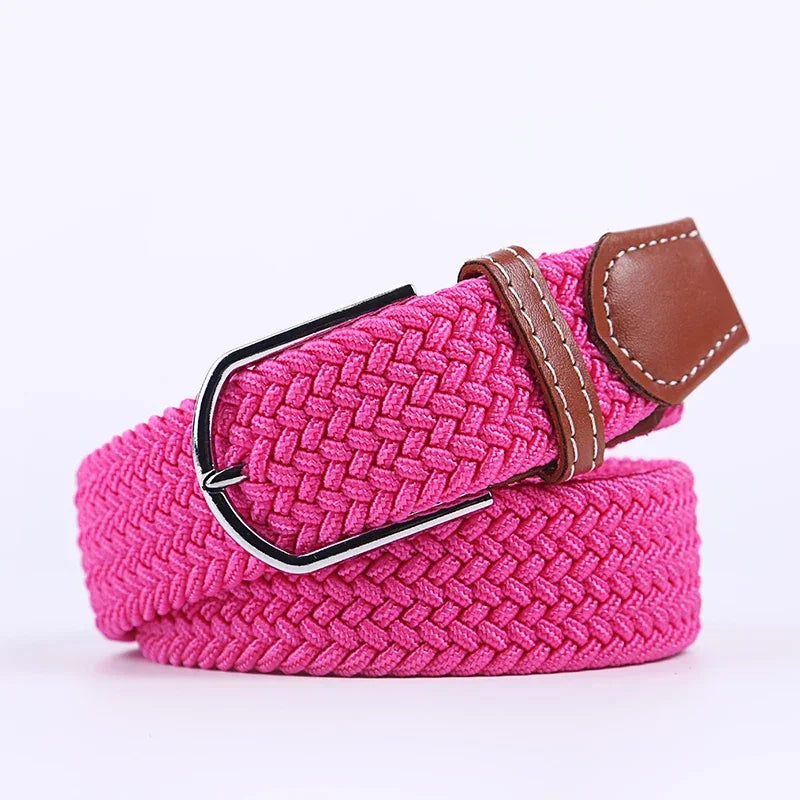 Unisex Braided Canvas Belt