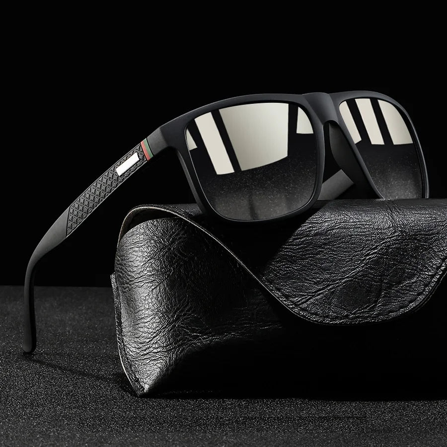 Unisex Striped Sunglasses