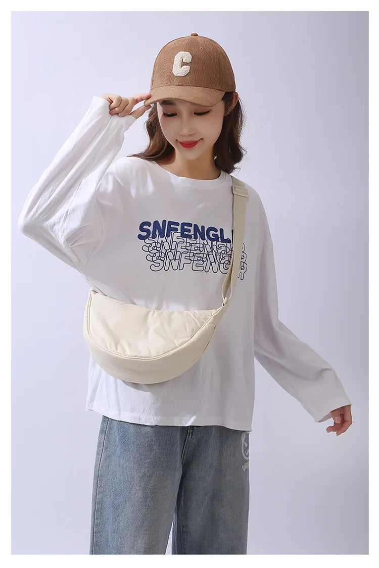 Women's Nylon Shoulder Bag