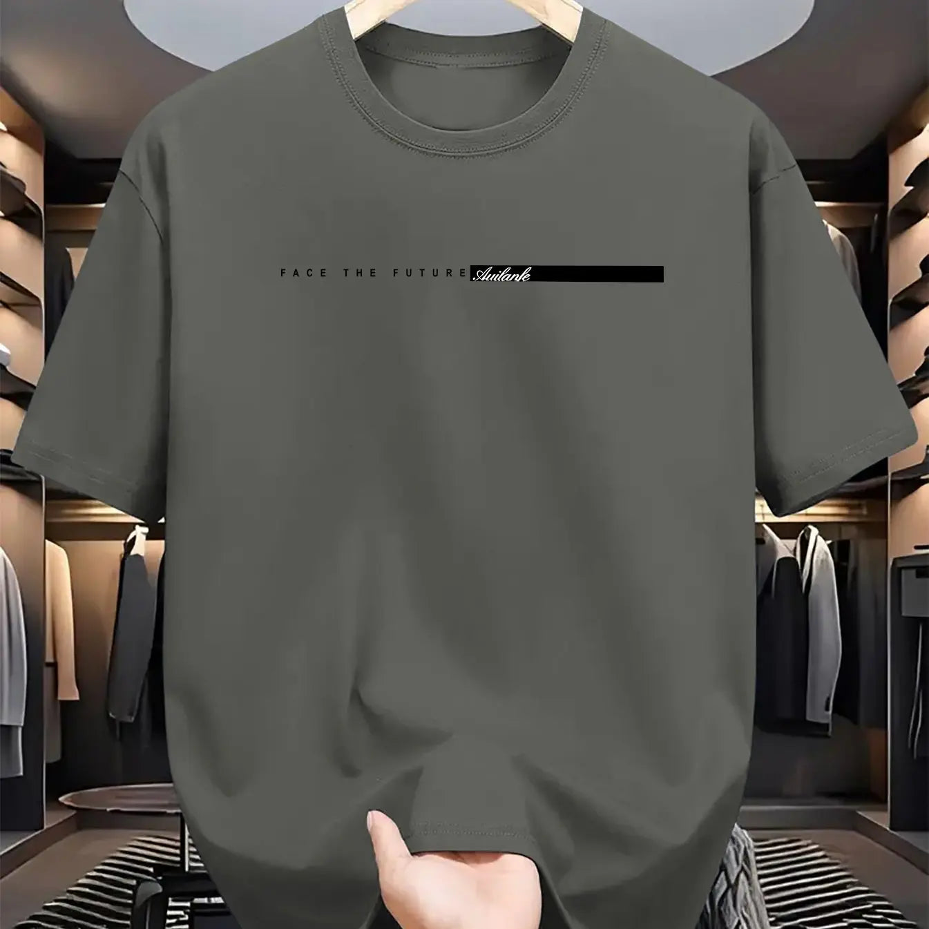 Men's Graphic Print Oversized T-Shirt