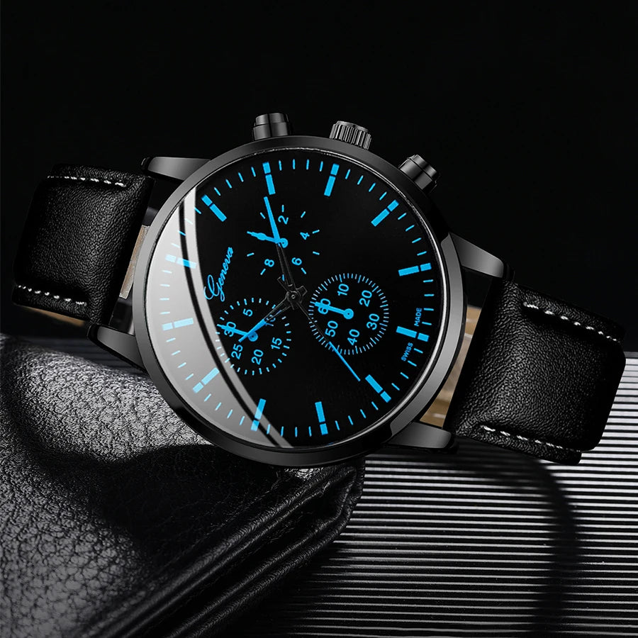 Men's Watch & Bracelet Gift Set